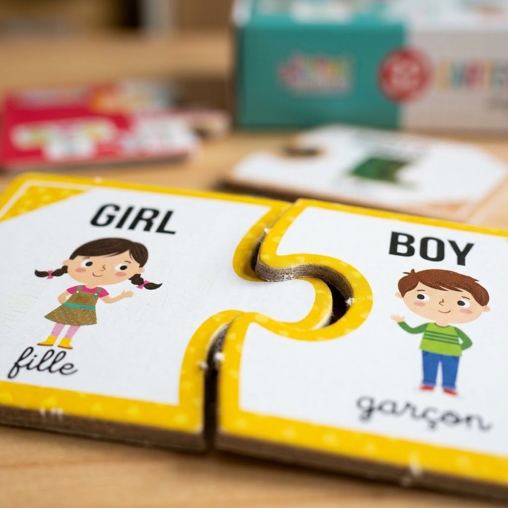 English Learning Flash Cards 32 Cards - close-up