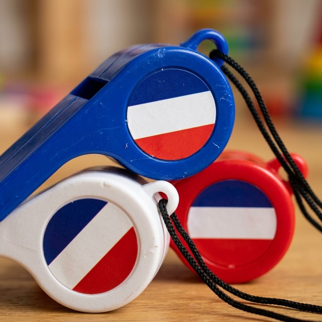 Giant Whistle Supporter Noise Maker Party Favour - close-up