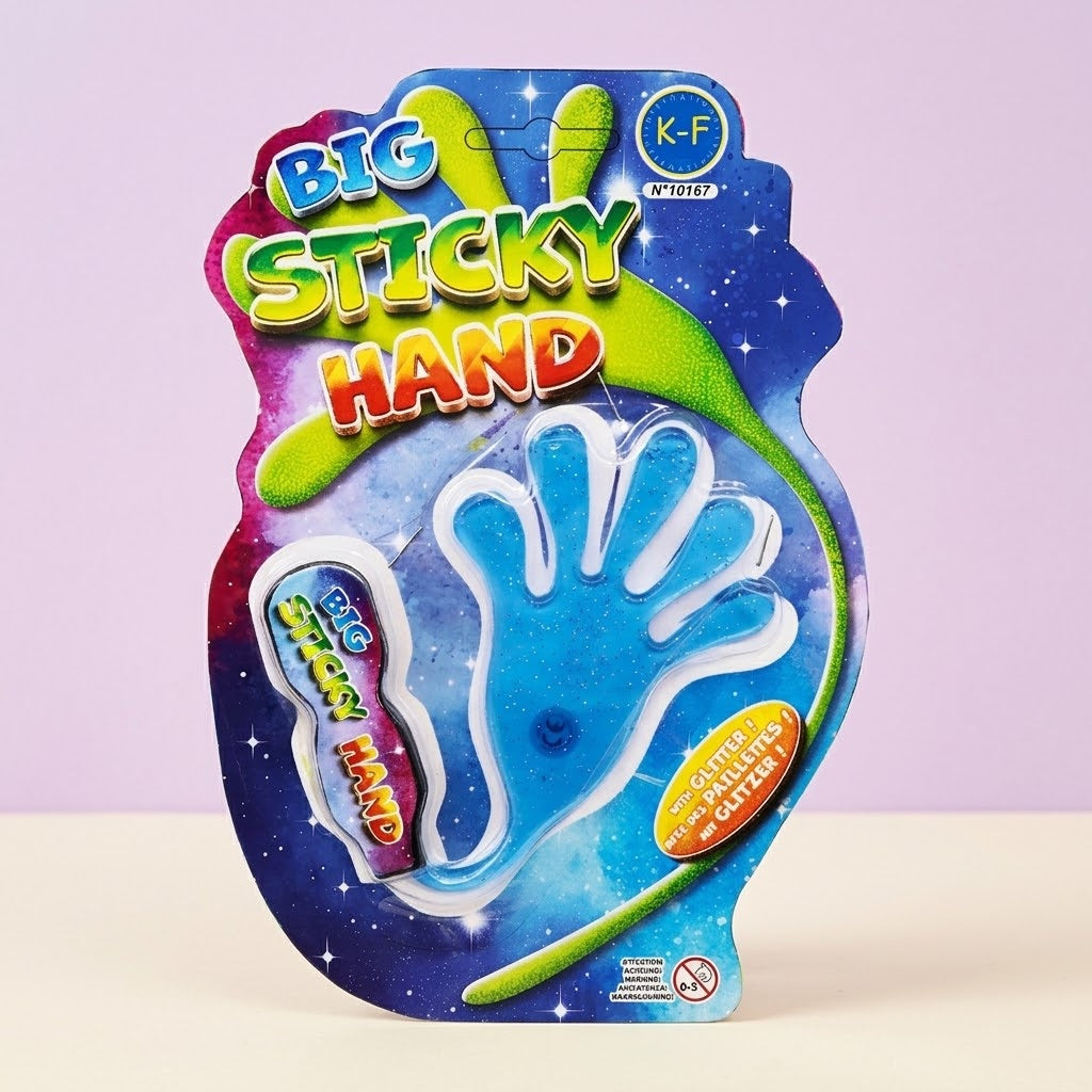 Giant Sticky Hand Stretchy Slap Toy - studio photo
