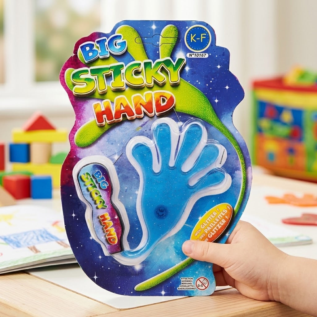 Giant Sticky Hand Stretchy Slap Toy - lifestyle photo