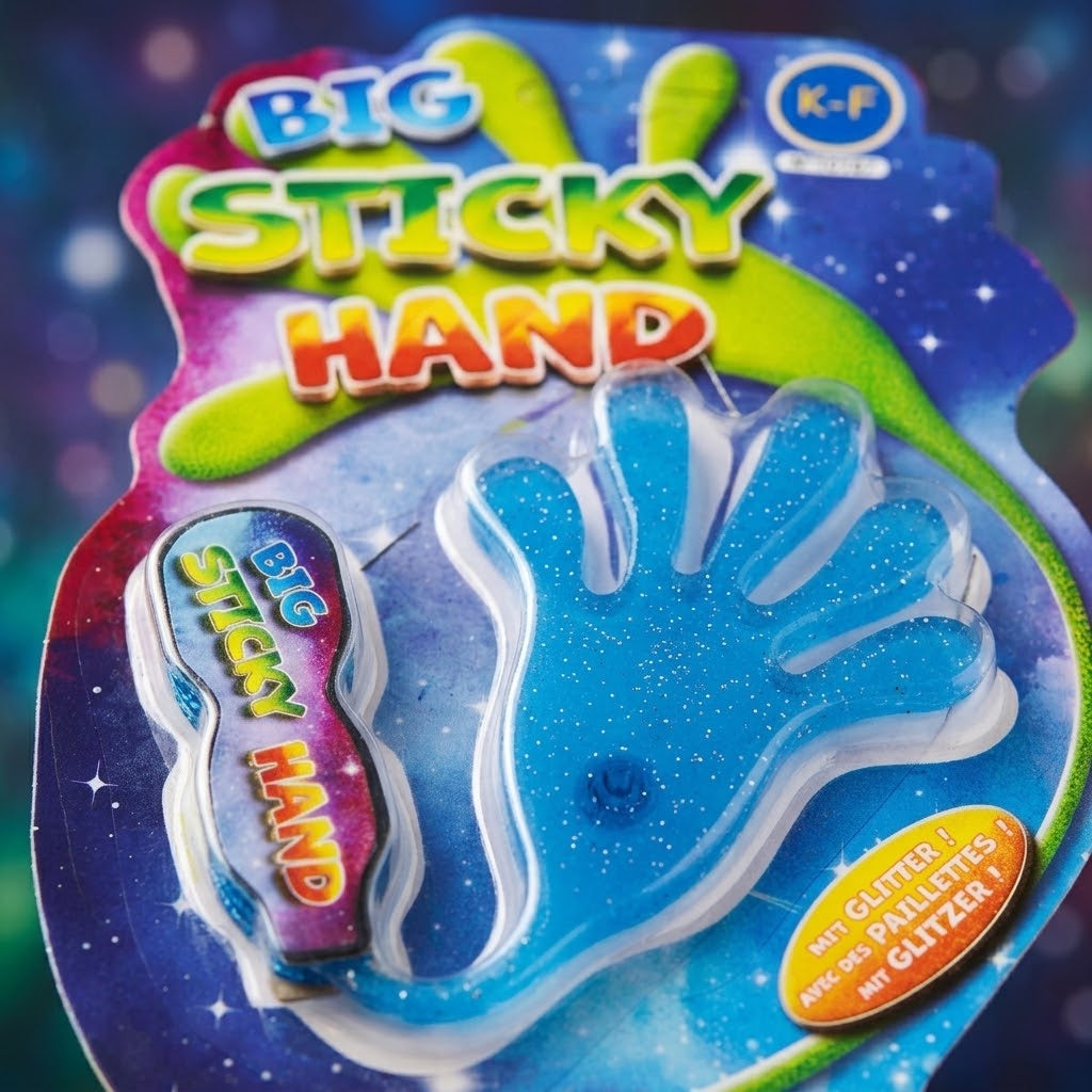 Giant Sticky Hand Stretchy Slap Toy - close-up