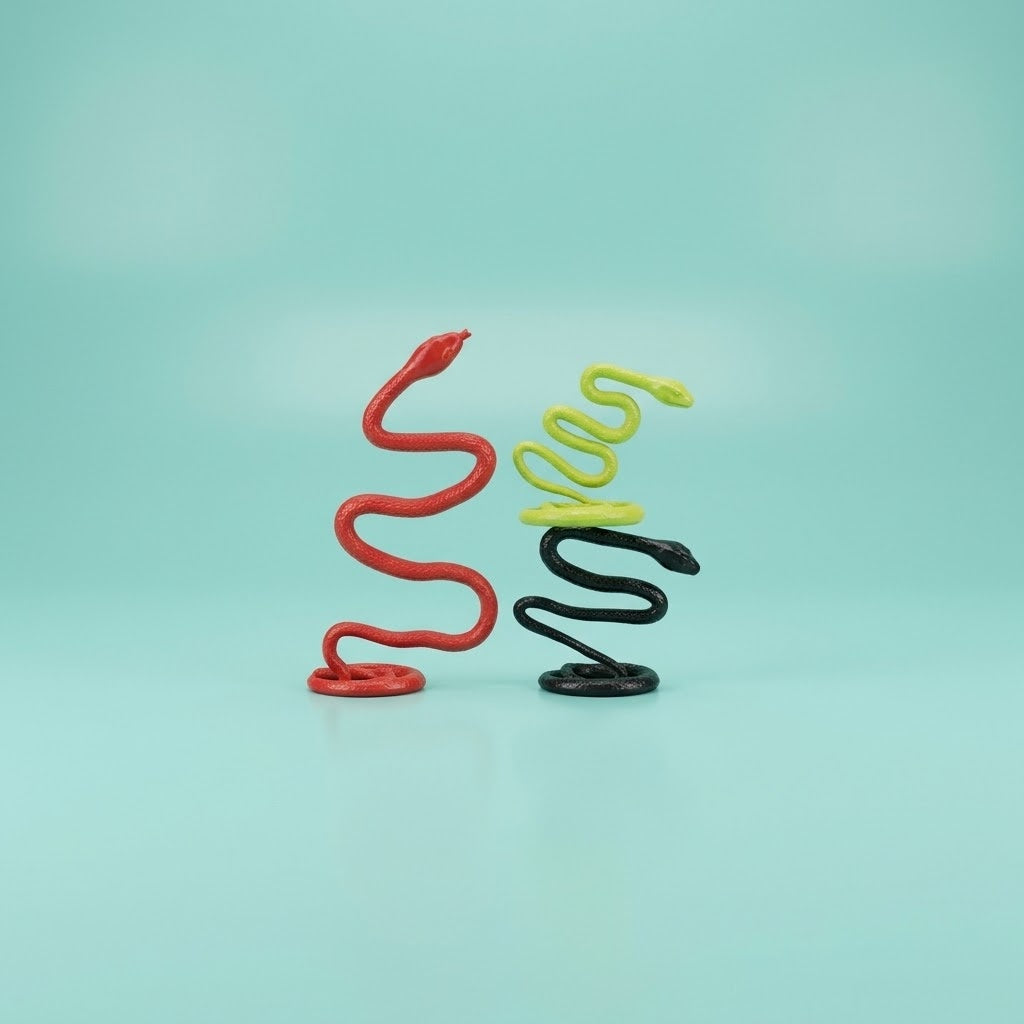 Sticky Snake Large 40 cm Stretchy Wall Toy - studio photo