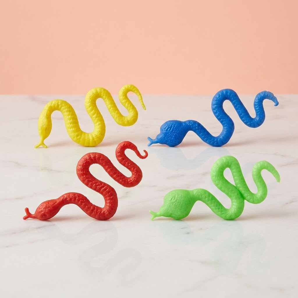 Sticky Stretchy Snake Toy – Party Favor 20 cm - studio photo