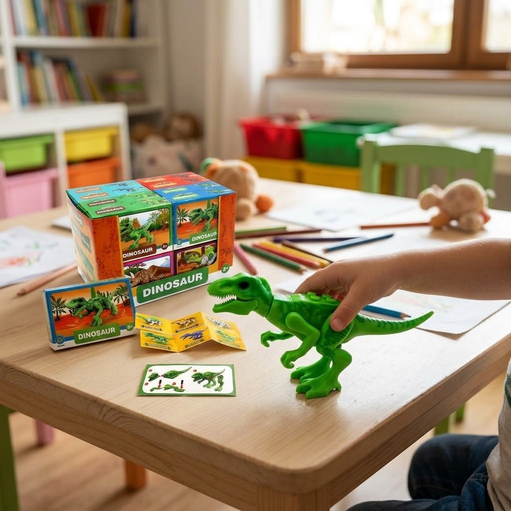 Dinosaur Compatible Building Bricks Mini Set - lifestyle photo
