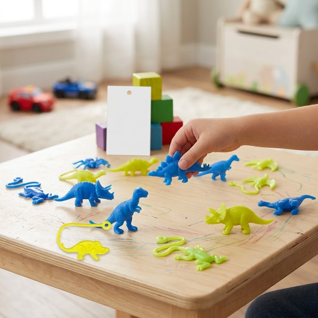Sticky Dinosaur Stretchy Toy Party Bag Filler - lifestyle photo