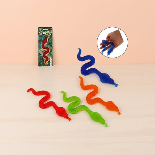 Sticky Snake 23 cm Stretchy Throw Toy - studio photo