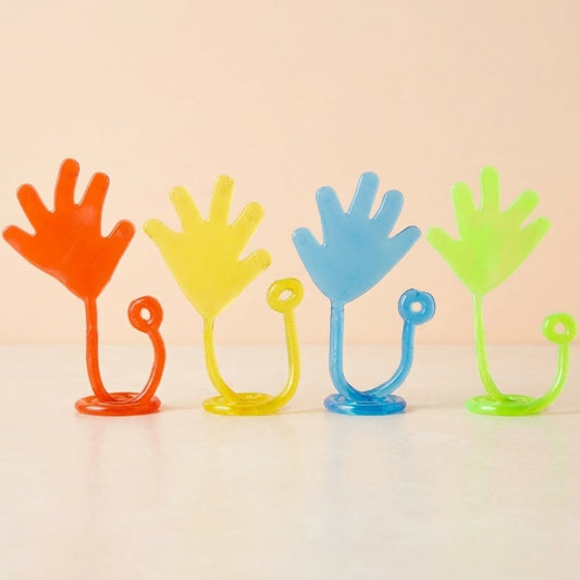 Sticky Hand Stretchy Toy – Party Bag Filler 5 cm - studio photo