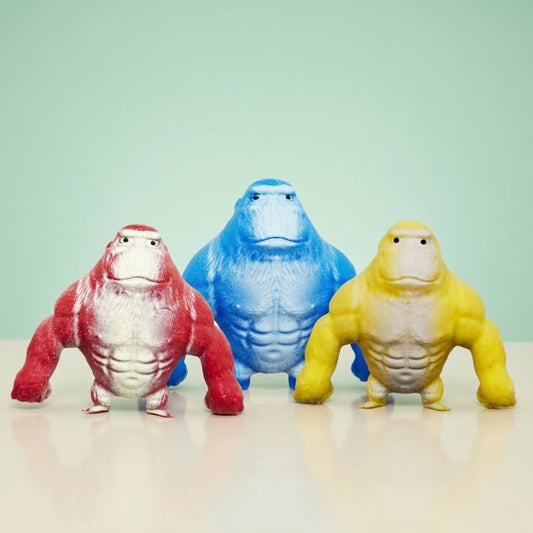 TikTok Squishy Gorilla Stress Toy Fidget Toy 8 cm - studio photo
