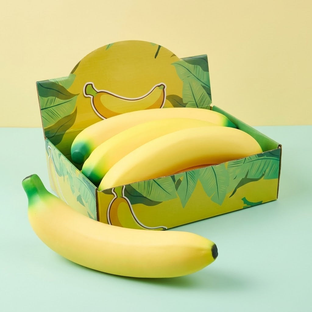 Giant Squishy Banana Stress Toy XXL 37 cm