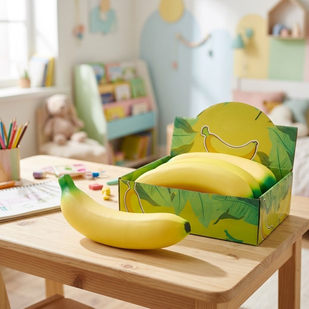 Giant Squishy Banana Stress Toy XXL 37 cm