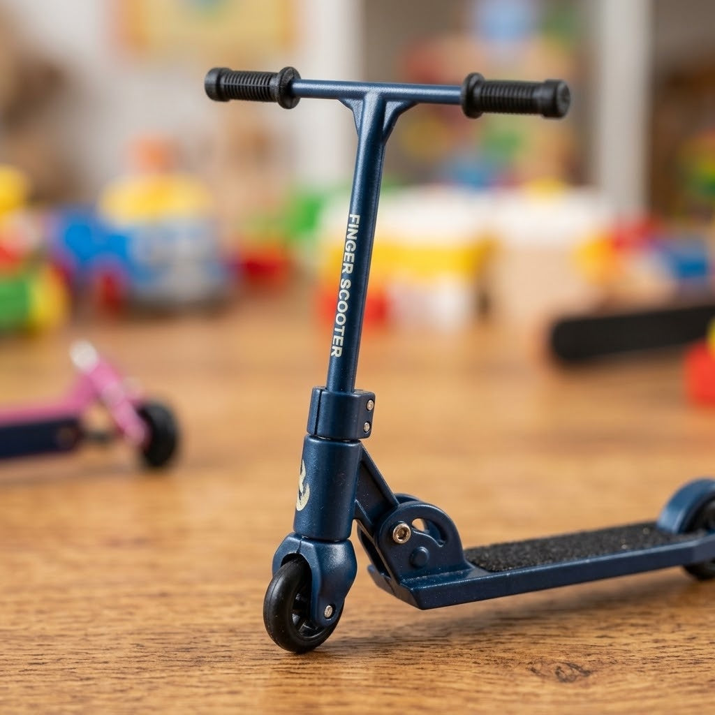 Finger Scooter Foldable 8.5 cm with Tools - close-up