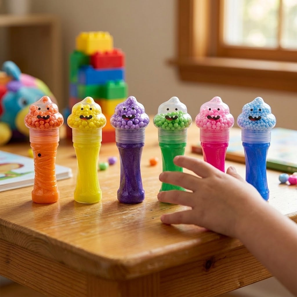 Poop Slime with Beads Funny Slime Putty - lifestyle photo
