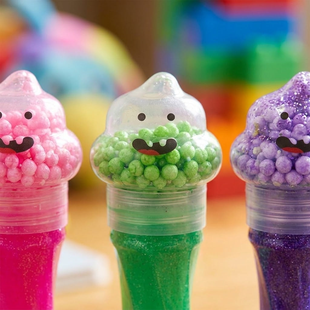 Poop Slime with Beads Funny Slime Putty - close-up