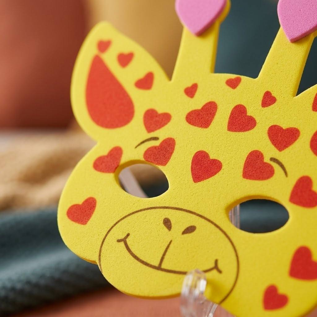 Wild Animal Foam Mask, Assorted - close-up