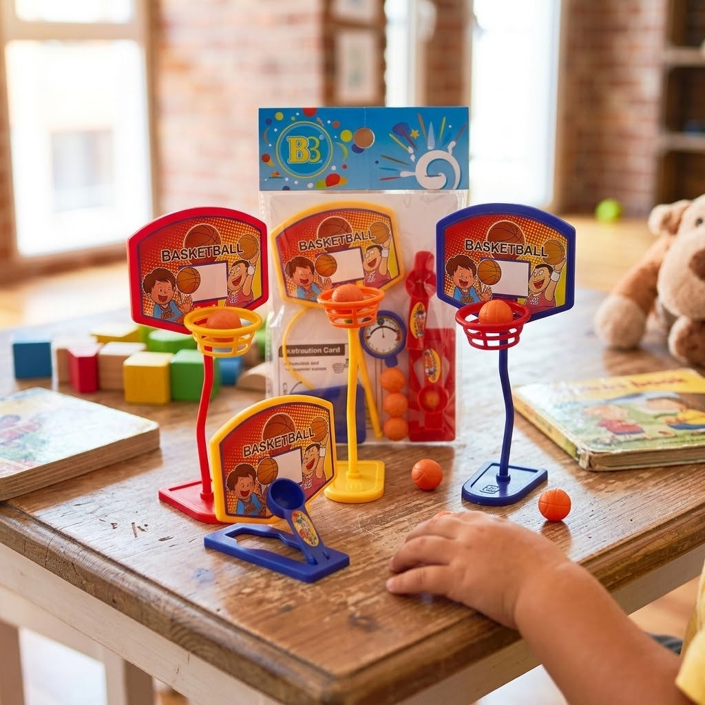 Build Your Own Mini Basketball Game with Ball 14 x 16 cm - lifestyle photo