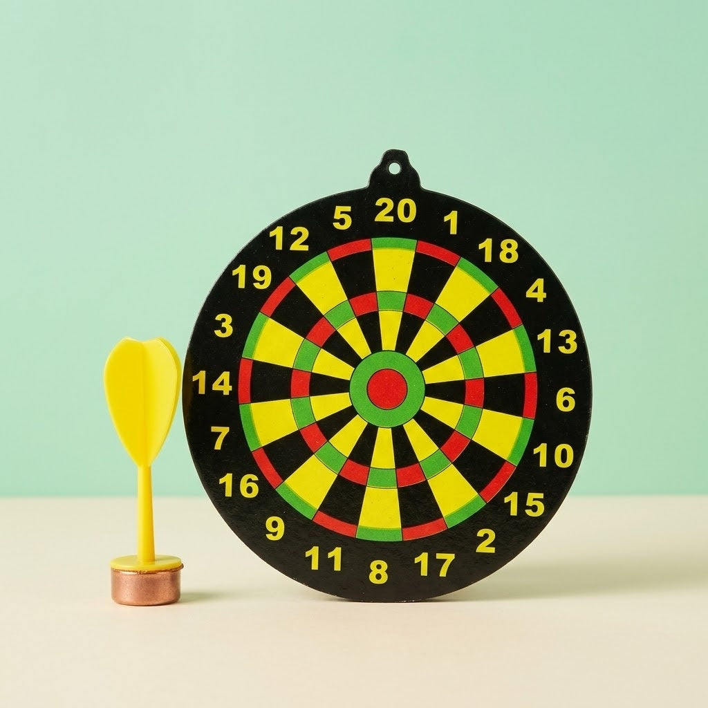 Sticky Dart Target Game Safe Kids Darts 10.5 cm - studio photo