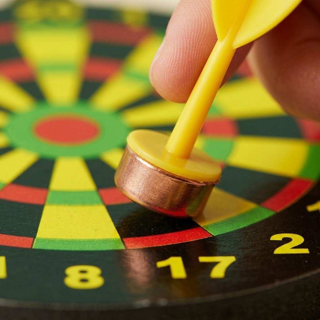 Sticky Dart Target Game Safe Kids Darts 10.5 cm - close-up