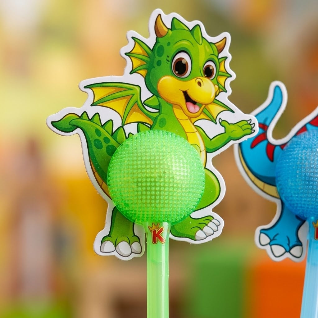 Light-Up Dinosaur Wand Flashing Toy 38 cm - close-up