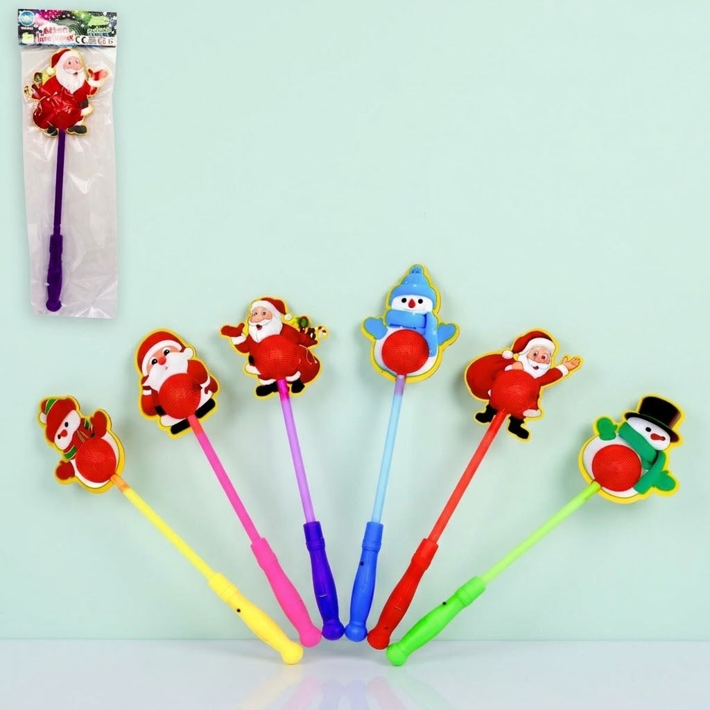 Christmas Light-Up Wand Flashing Toy 38 cm - studio photo