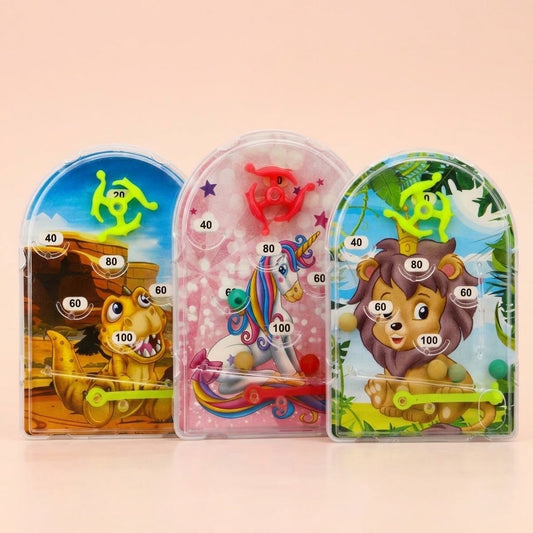 Animal Mini Pinball Game 8 x 5 cm Party Favour - studio photo