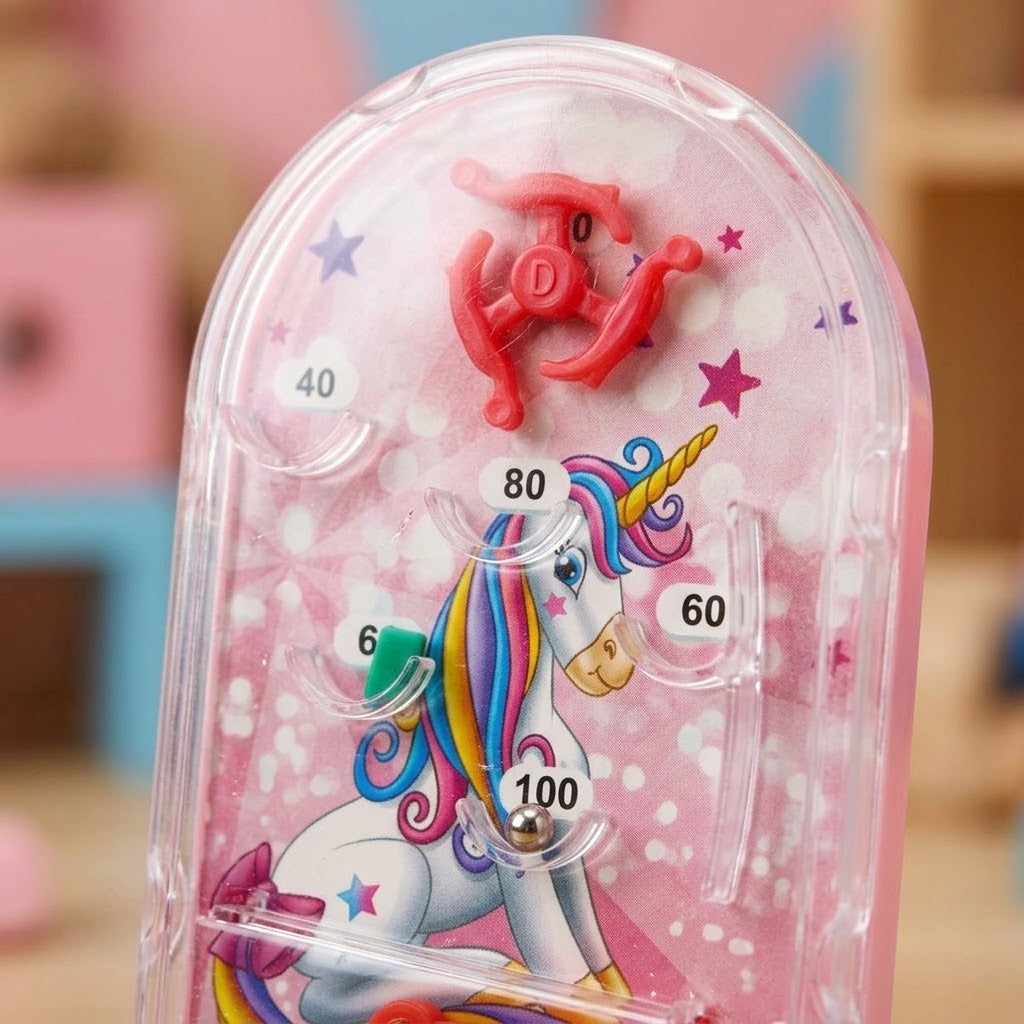 Animal Mini Pinball Game 8 x 5 cm Party Favour - close-up