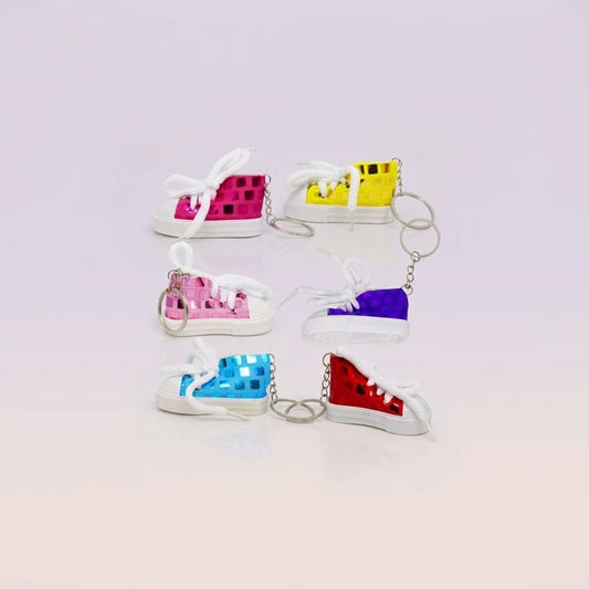 Sneaker Shoe Keychain 8 cm Trainer Key Ring - studio photo