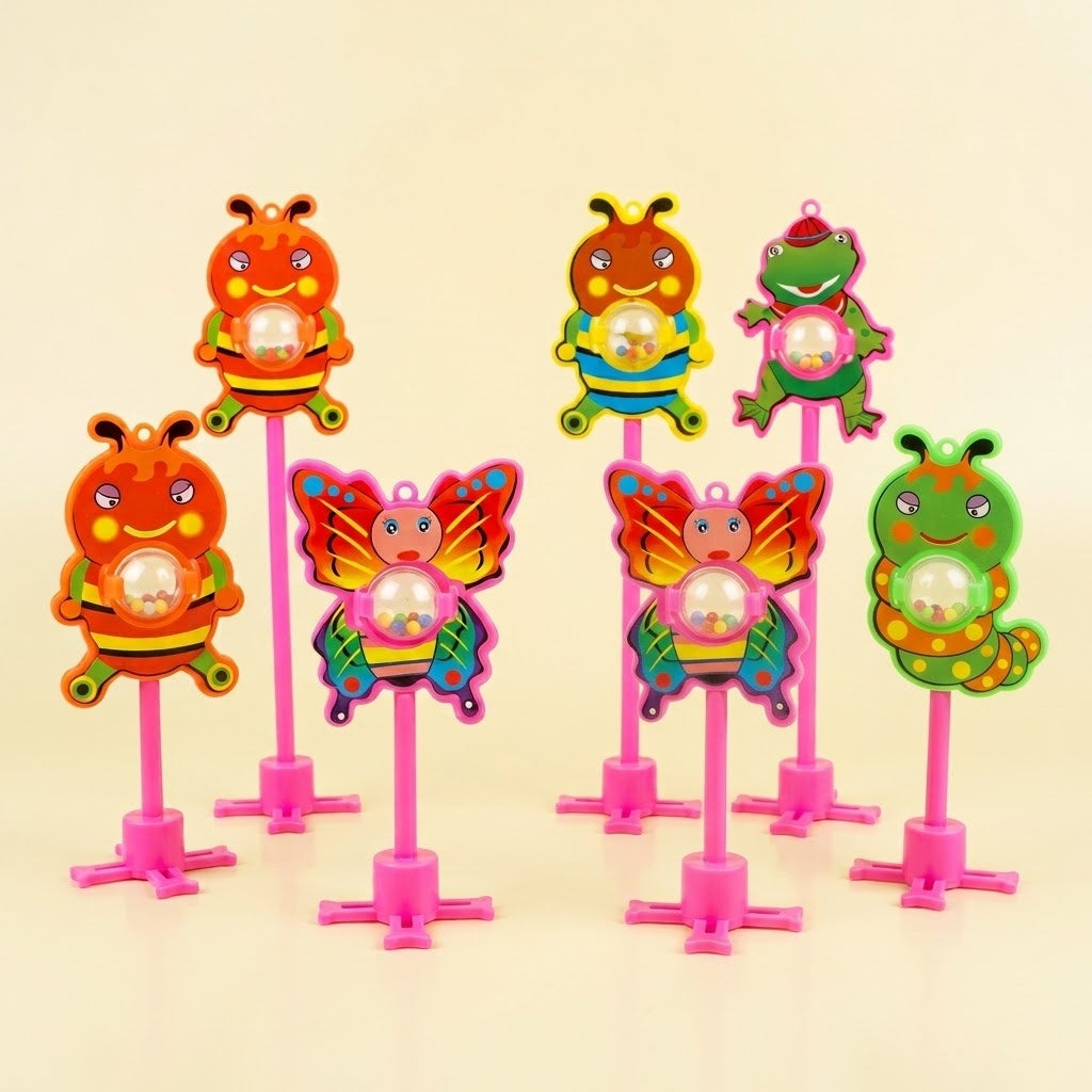 Animal Figure Marble Launcher Mini Shooter Toy - studio photo