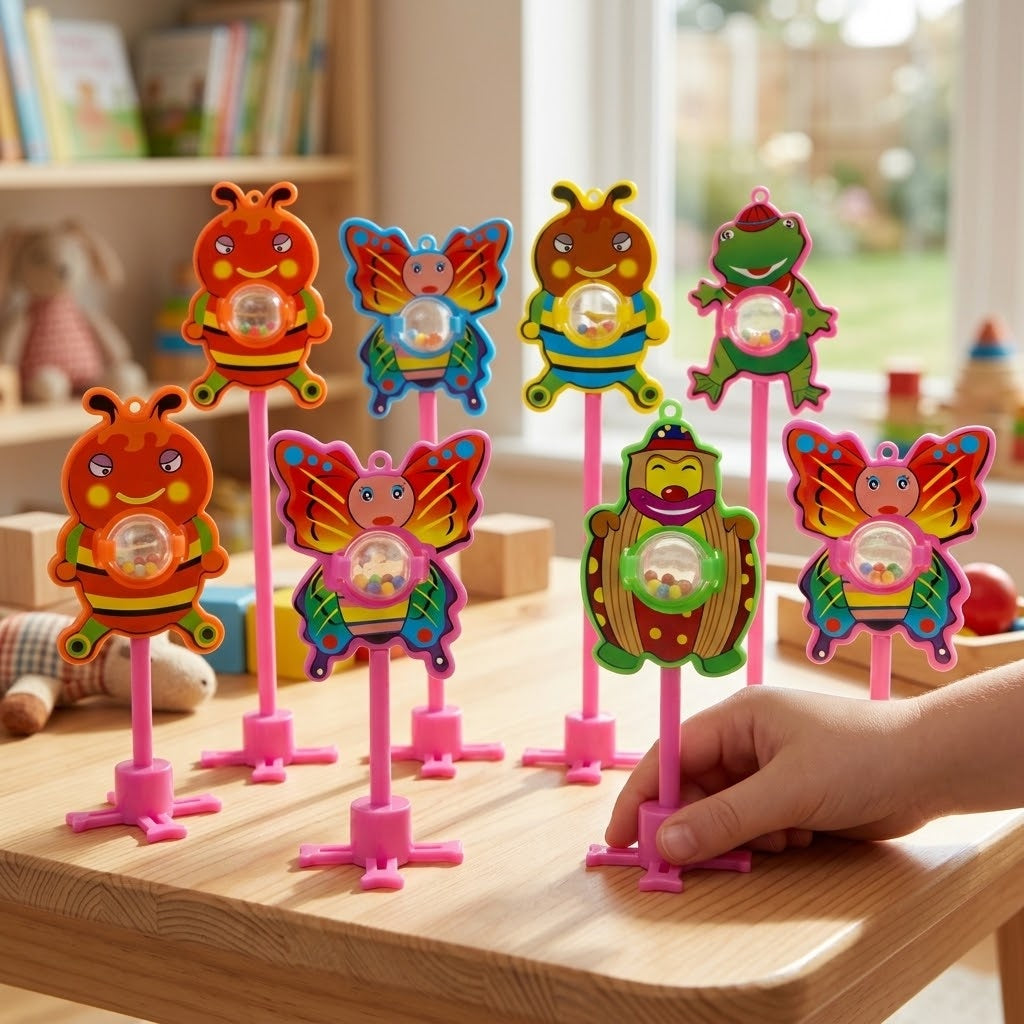 Animal Figure Marble Launcher Mini Shooter Toy - lifestyle photo