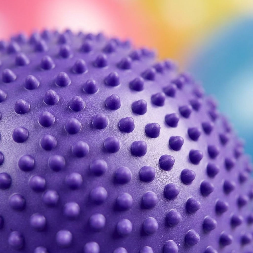 Spiky Sensory Play Ball Kids Outdoor Ball 25 cm - close-up