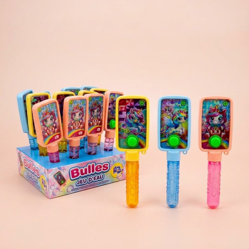 Unicorn 2-in-1 Water Game and Bubbles 30 ml - studio photo