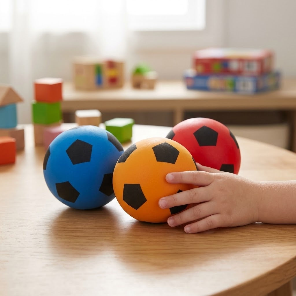 Mini Football Ball, Ø 15 cm - lifestyle photo