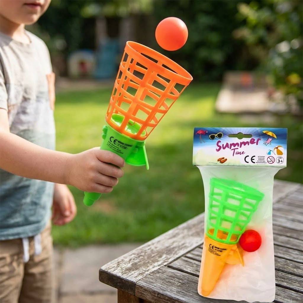 Basketball Hoop Launcher Toy with Ball 18 cm - lifestyle photo