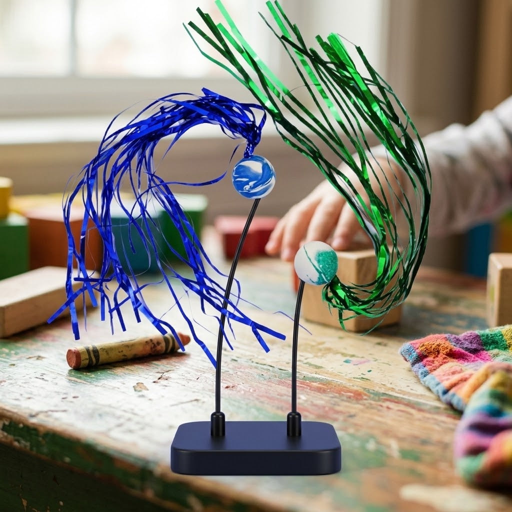 Comet Bouncy Balls with Coloured Filaments 27 mm - lifestyle photo