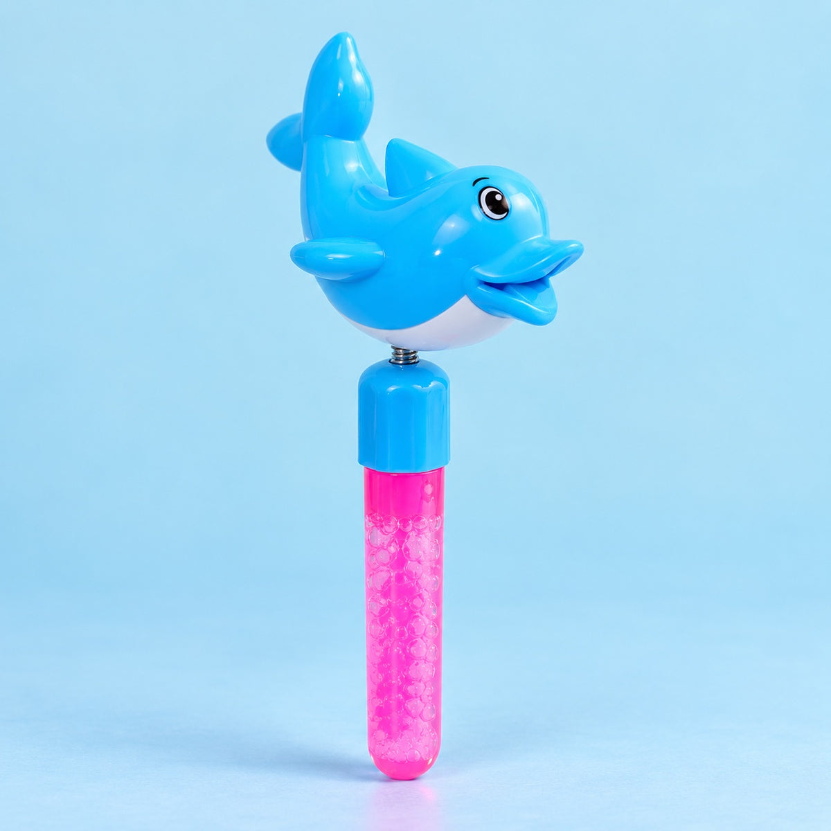 Dolphin Bubble Wand Tube with Sound 23 cm - studio photo
