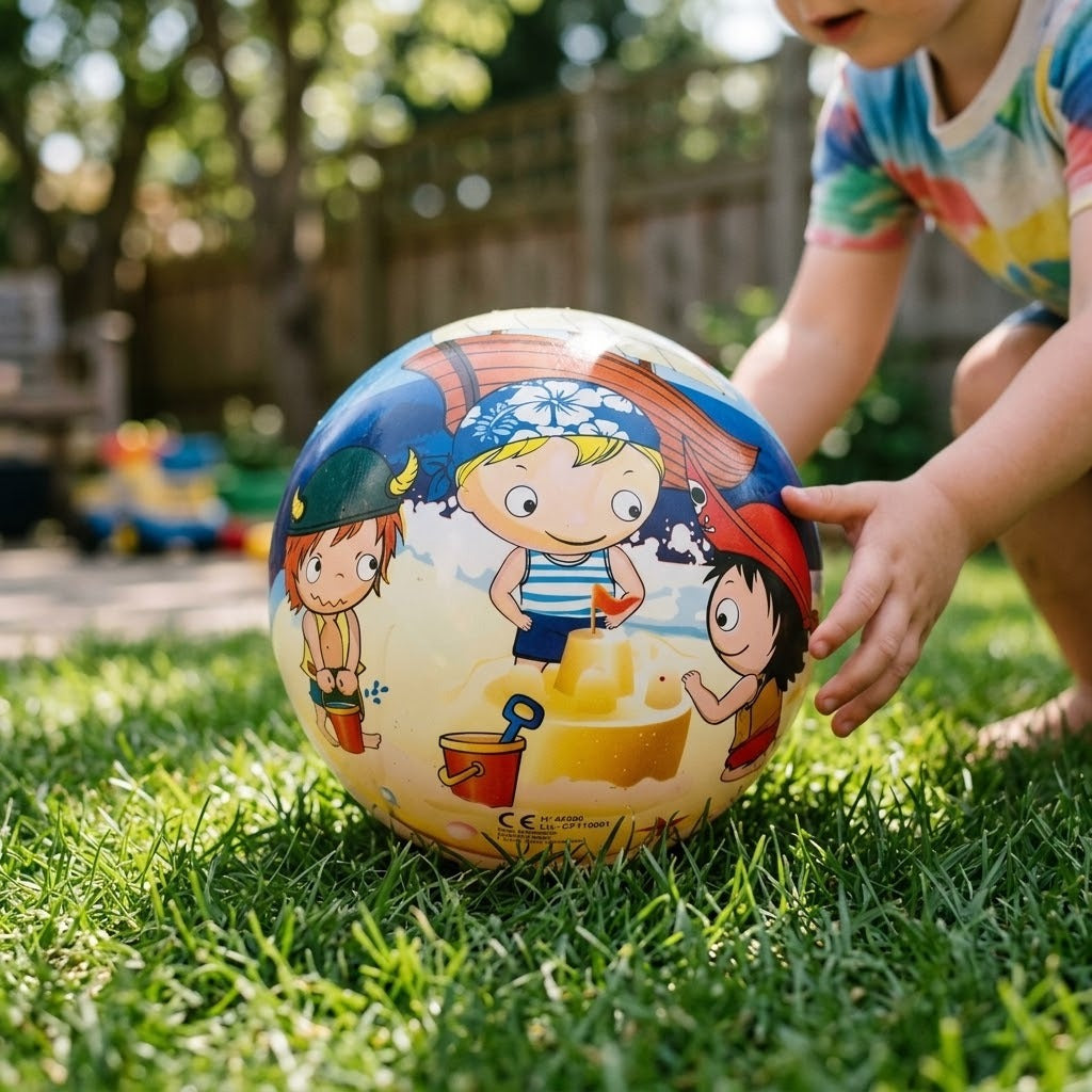Pirate Design Kids Play Ball Outdoor Ball 23 cm - lifestyle photo