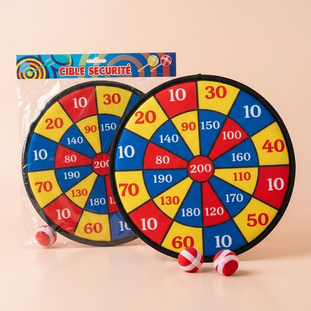 Velcro Safety Target 27 cm with 2 Grip Balls - studio photo