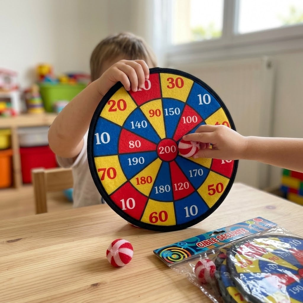 Velcro Safety Target 27 cm with 2 Grip Balls - lifestyle photo