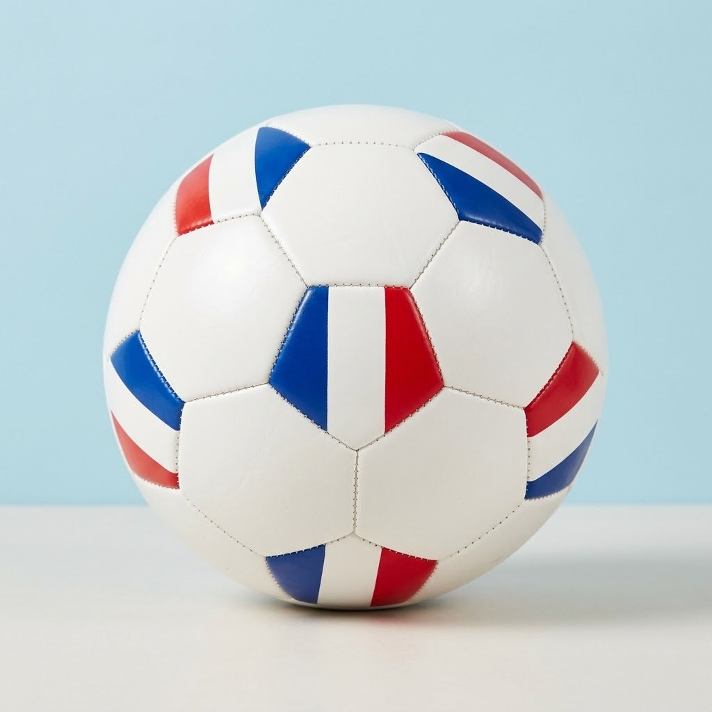 France Tricolour Football Kids Play Ball 25 cm - studio photo