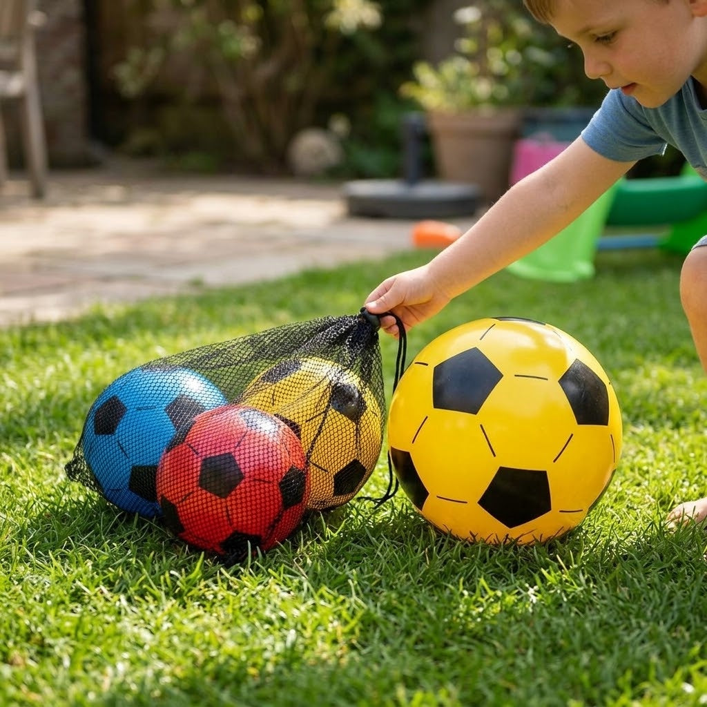 Kids Football Soccer Ball Play Ball 24 cm - lifestyle photo