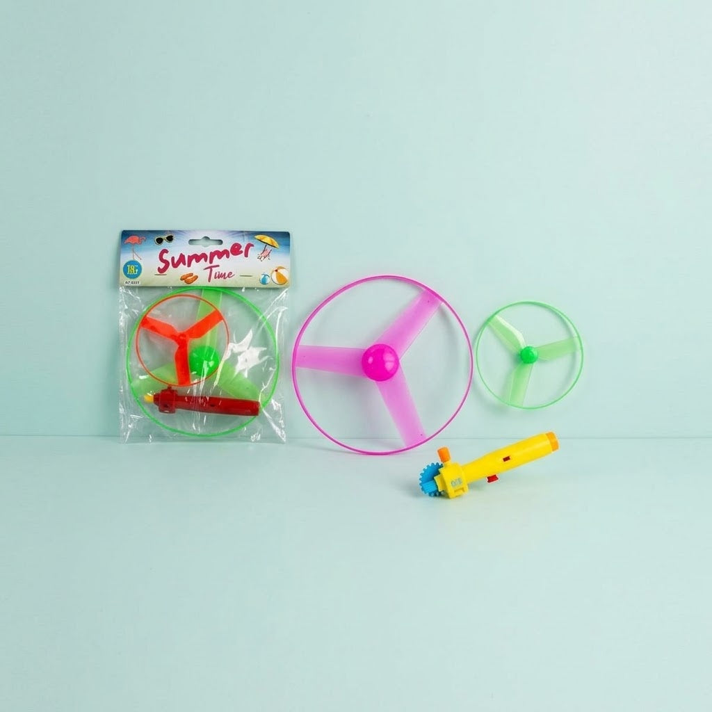 Propeller Launcher Flying Toy Set of 2 - studio photo
