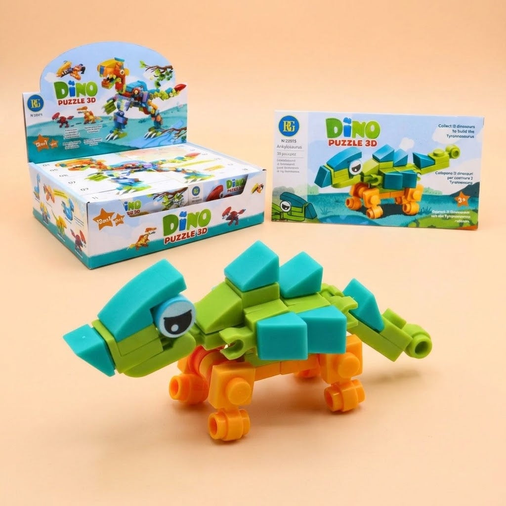 Dinosaur Compatible Building Bricks Mega T-Rex Set - studio photo