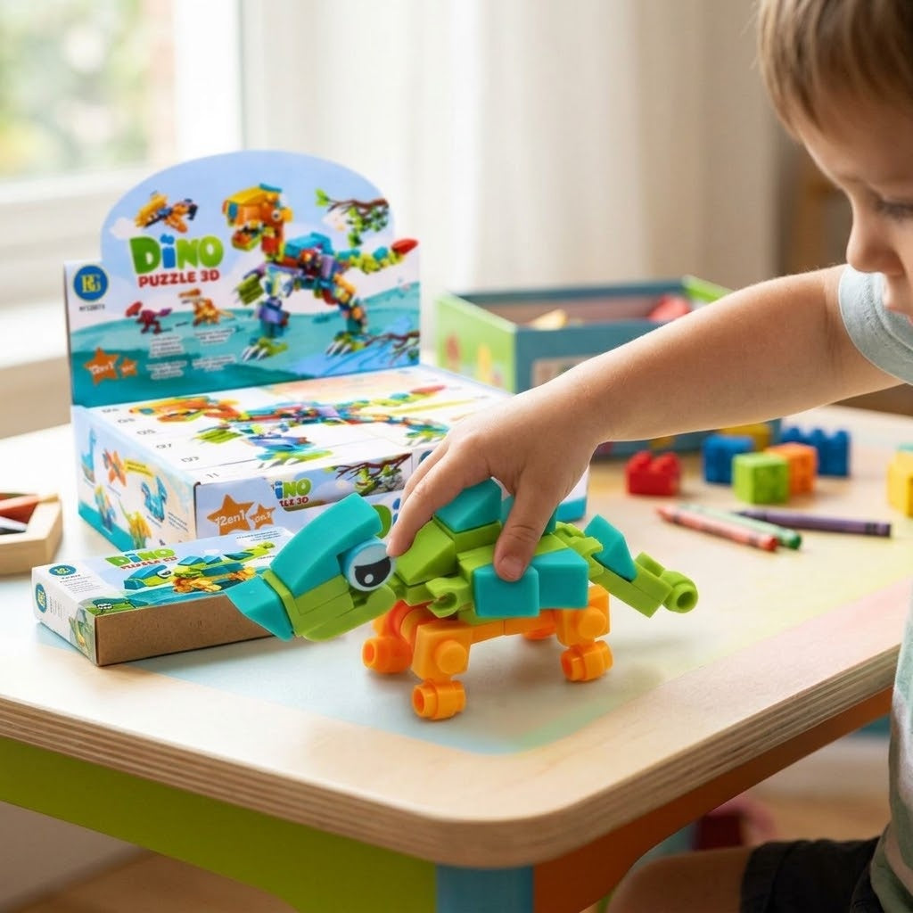 Dinosaur Compatible Building Bricks Mega T-Rex Set - lifestyle photo