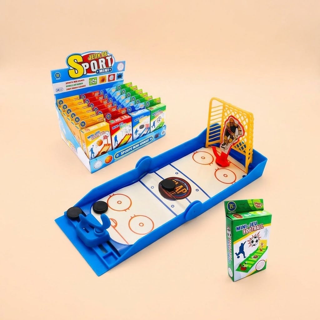 Mini Sports Table Game Football, Basketball 21 cm - studio photo