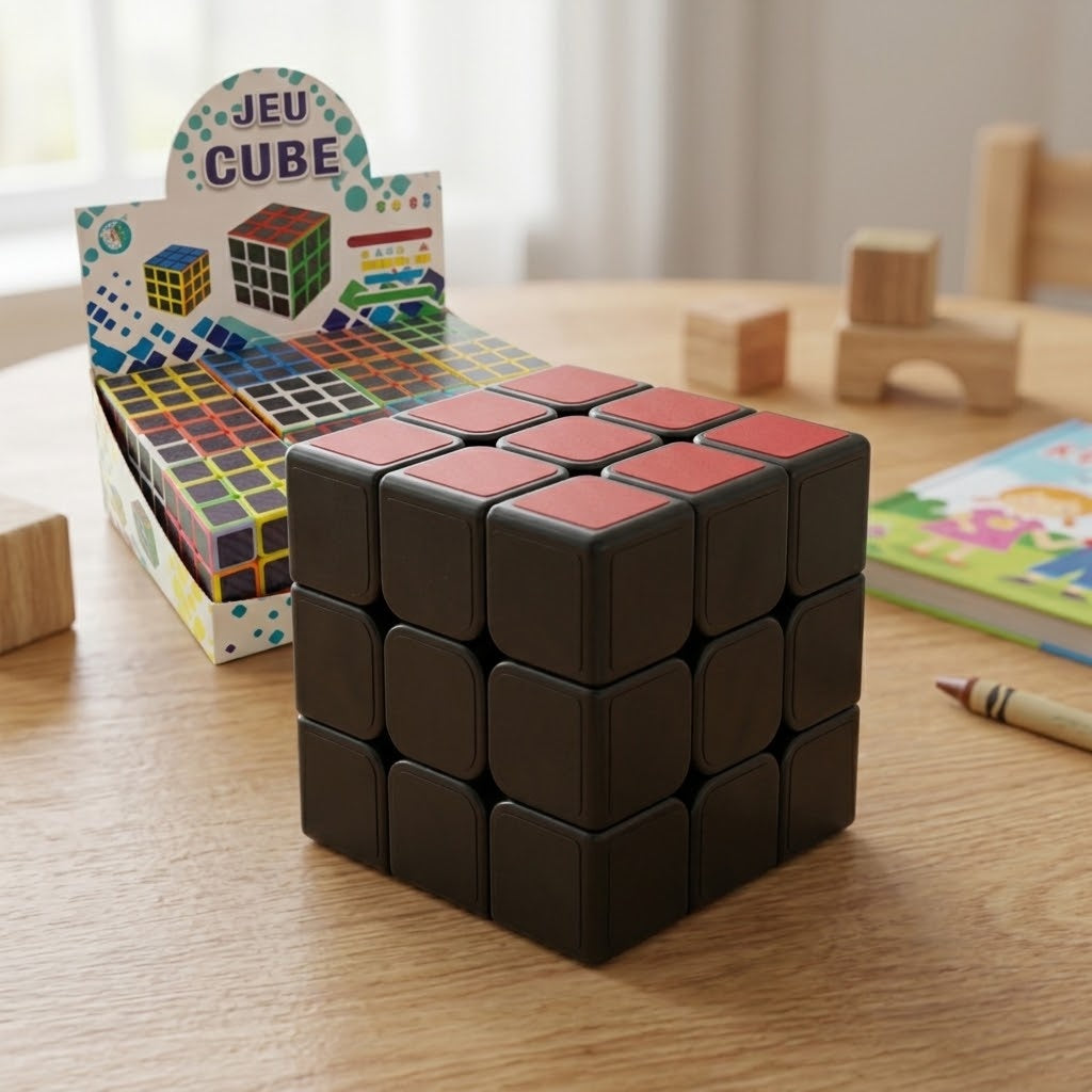 Carbon Puzzle Cube 5.5 cm Magic Cube - lifestyle photo