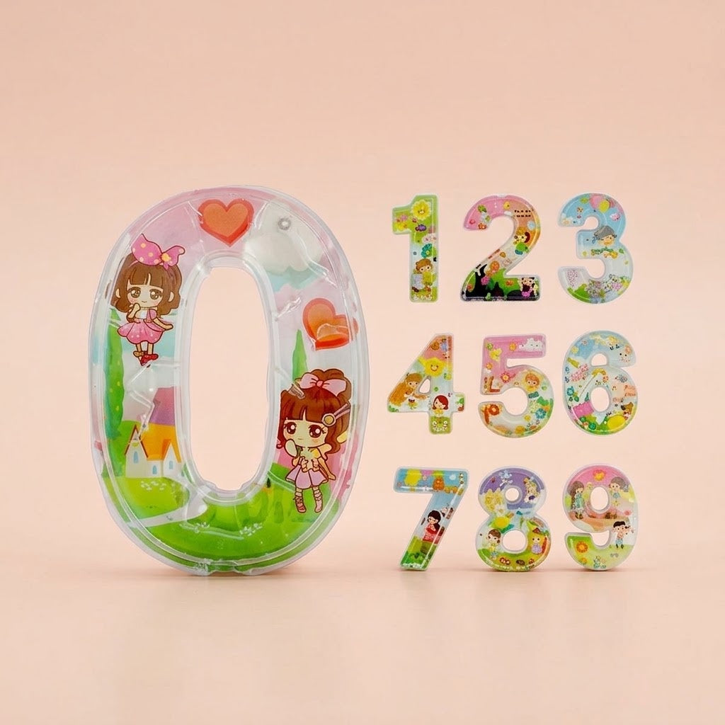 Numbers Maze Puzzle Dexterity Game 7.5 x 5.5 cm - studio photo
