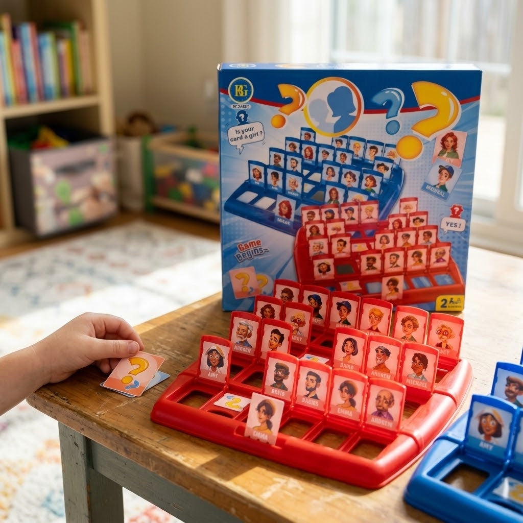 Guess Who Style Board Game for 2 Players - lifestyle photo