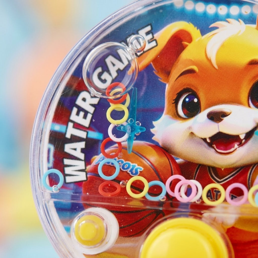 Animal Water Ring Toss Game Round 9.5 cm - close-up