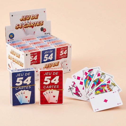 Playing Cards Deck of 54 with Case Classic Card Game - studio photo