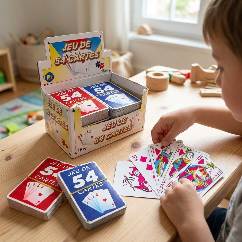 Playing Cards Deck of 54 with Case Classic Card Game - lifestyle photo