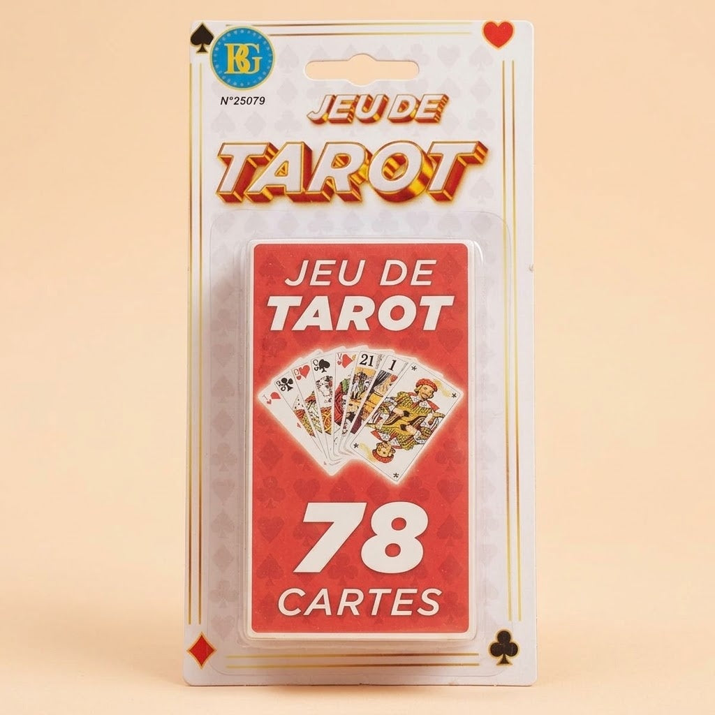Tarot Card Game 78 Cards Laminated Deck - studio photo